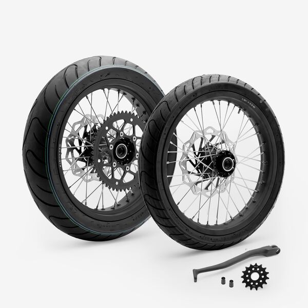 Supermoto Front & Rear Wheel Set for Komodo