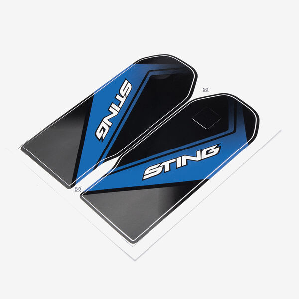 Front Fork Stickers Blue