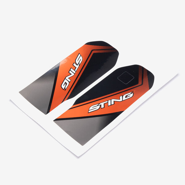 Front Fork Stickers Orange